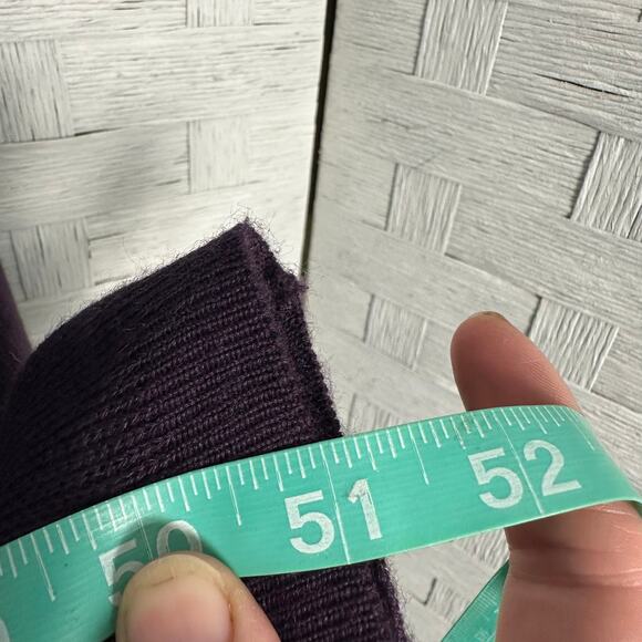 Denim & Co. with Lane Bryant women’s sweater dress button down purple plus size - Picture 11 of 12